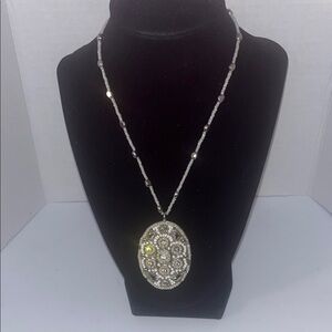 Beautiful beaded adjustable necklace 16-18”